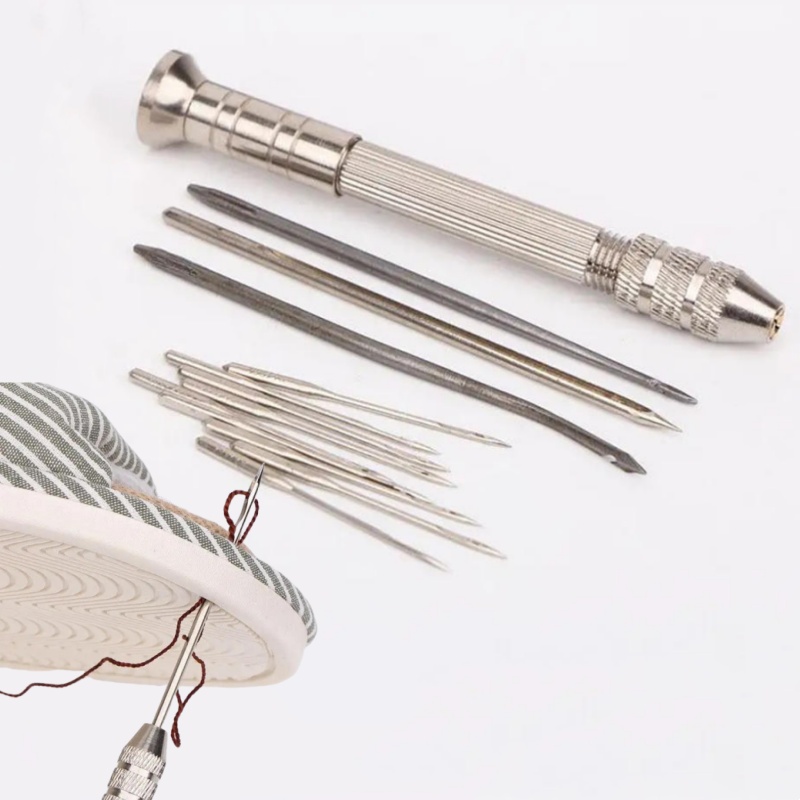 Punch Needle Kit - Kit Perbaikan Penusuk Jahit Kulit -