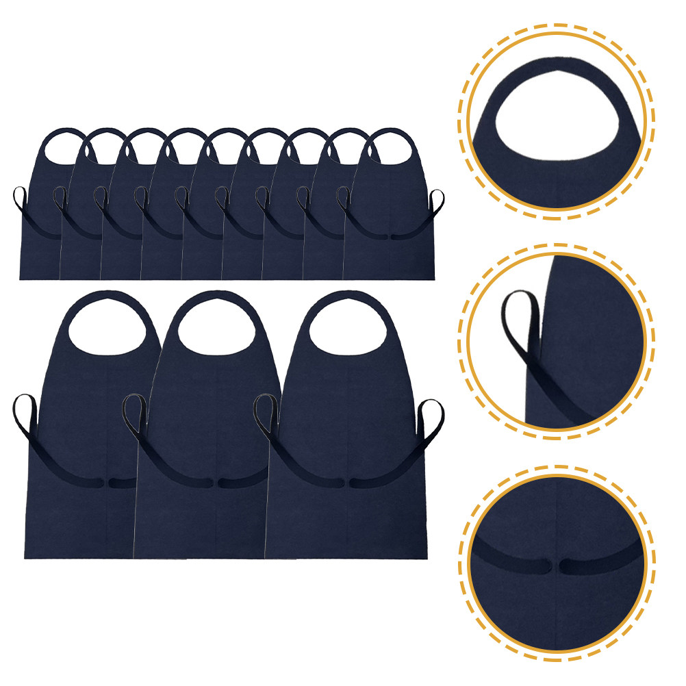 Art Craft For Adults - 12Pcs Apron Sekali Pakai Bahan Non-Woven
