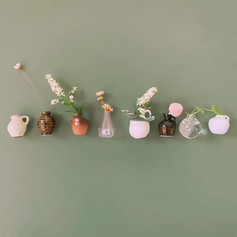 Art Craft Magnet - Vas Kaca MINI Kreatif Lucu untuk