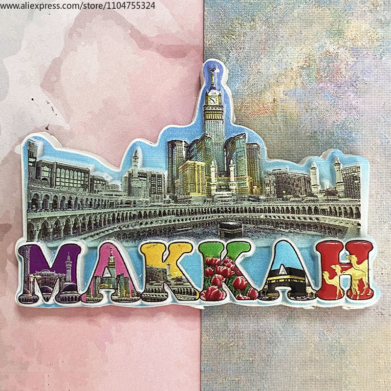 Art Craft Magnet - Mecca 3D Magnet Kulkas Souvenir Wisata
