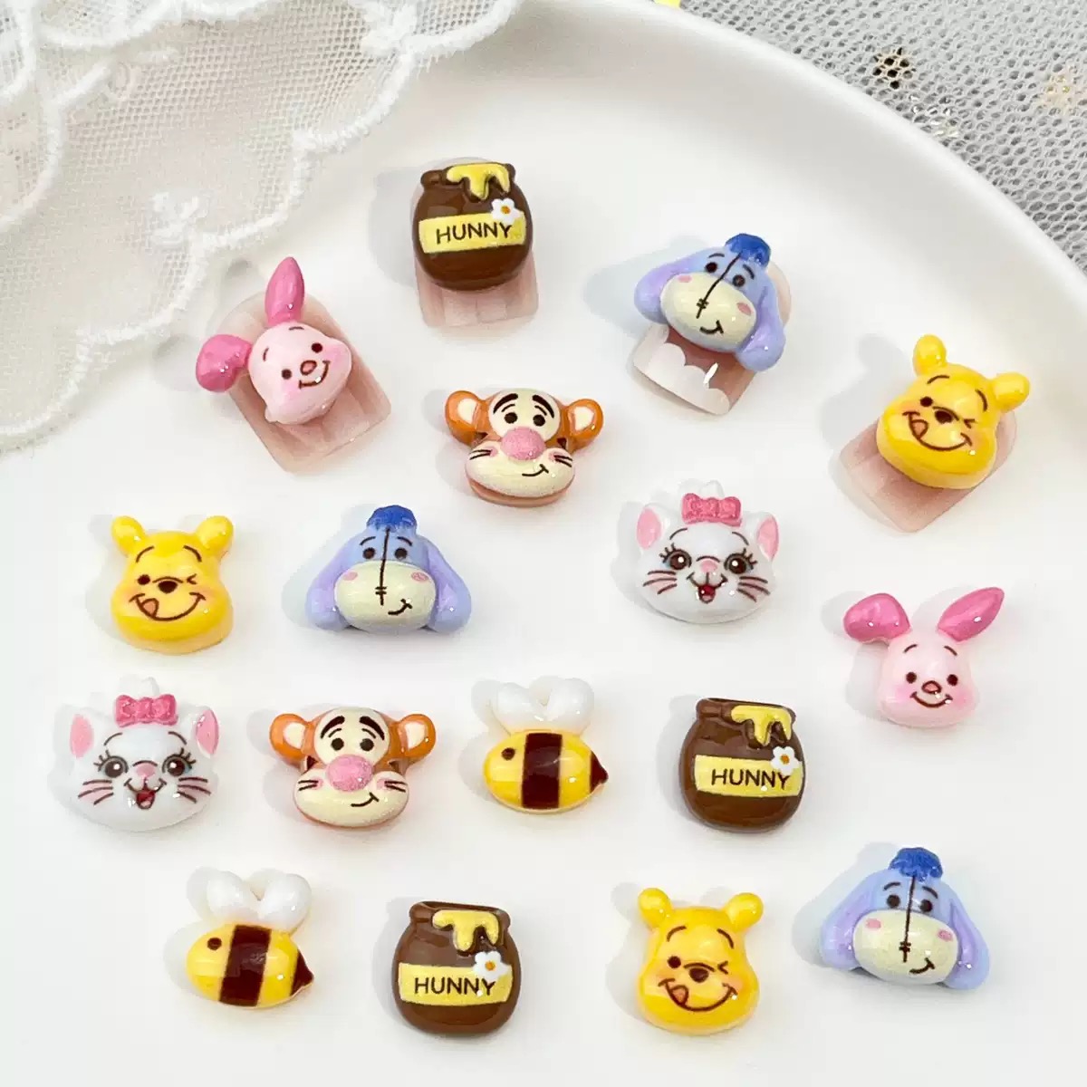 Art Craft Disney - 20 pcs Figur Resin Mini Kartun