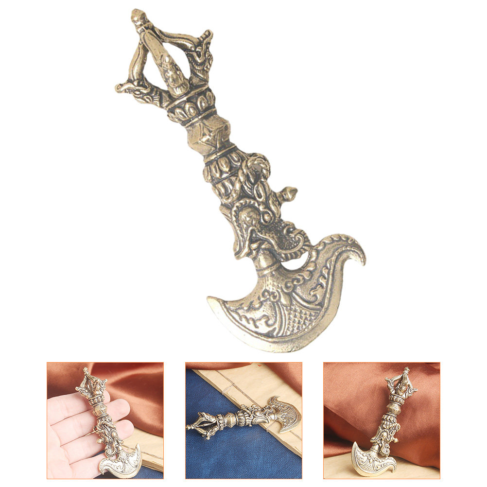 Art Craft Home - Ornamen Kuningan Mini Vajra Pestle Dekorasi
