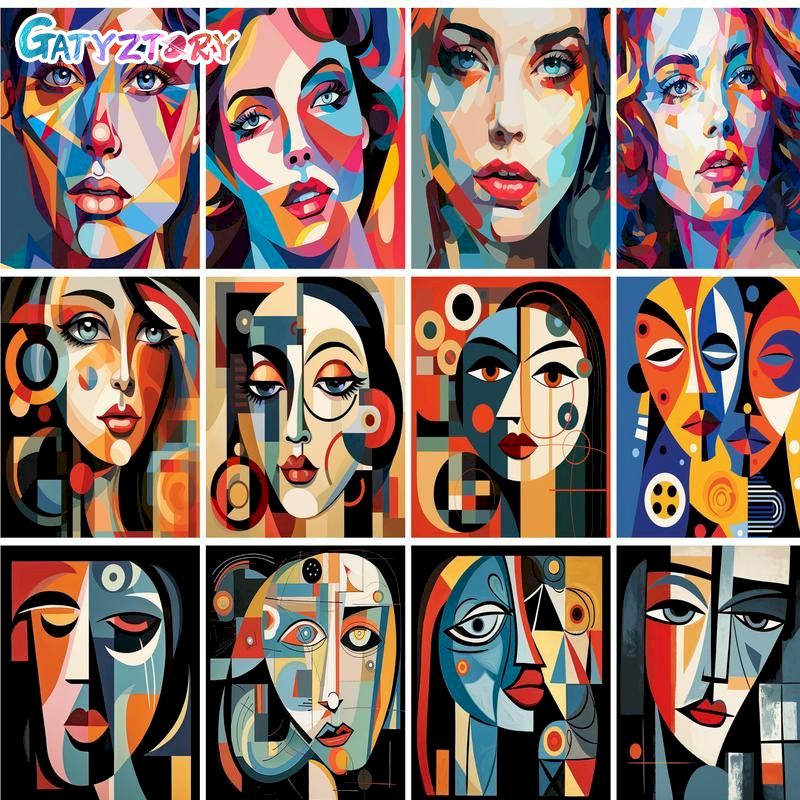 Art Craft Website - GATYZTORY Bingkai Cat Akrilik Lukisan Diy