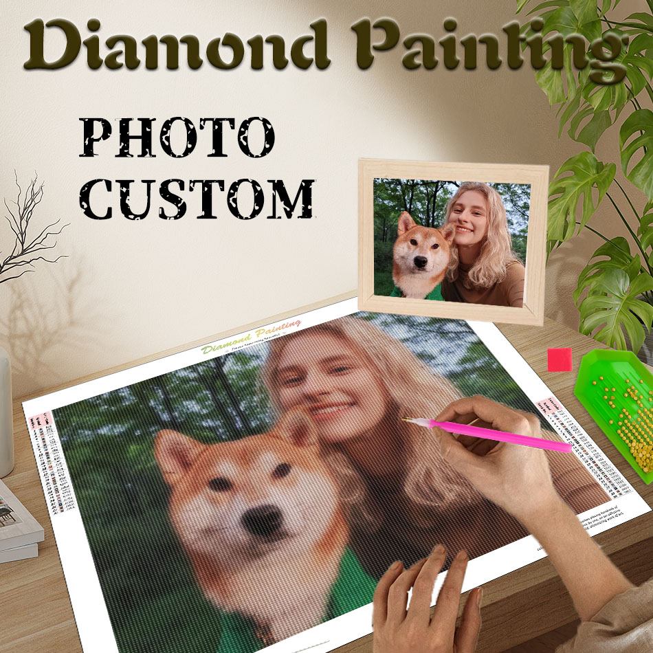 Wallpaper Art And Craft - Lukisan Berlian PhotoCustom, Ciptakan Seni Dinding,