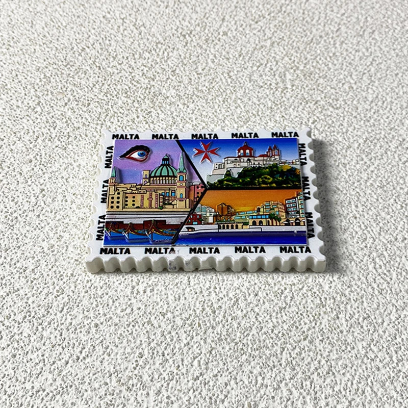 Art Craft Magnet - 1 buah, Suvenir Turis Malta Dekorasi