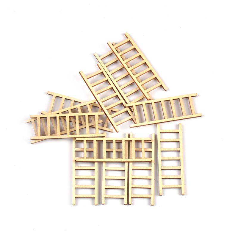 Art Craft Website - 20 buah/Lot 20x60mm tangga alami kayu