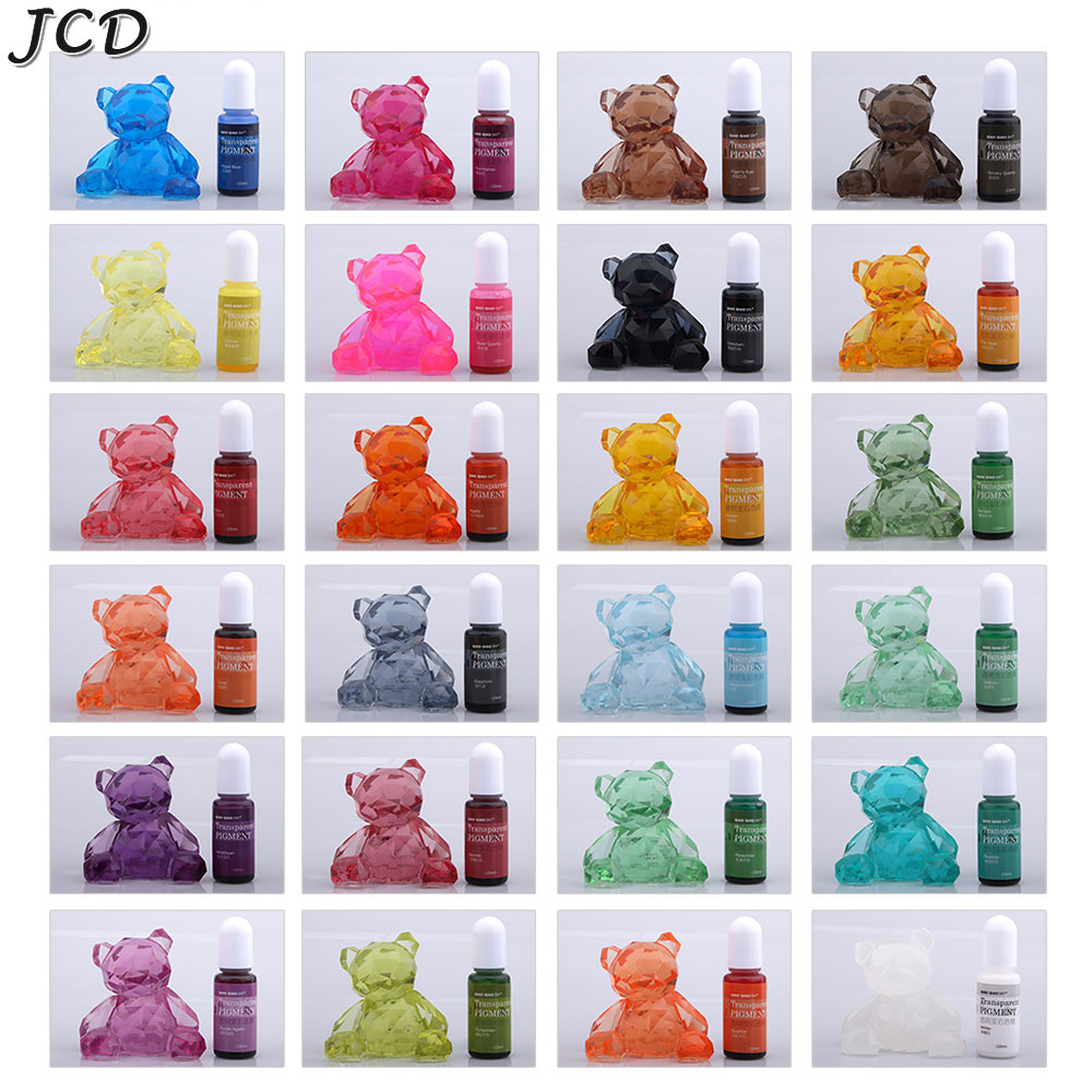 Alcohol Ink Set - JCD 24 warna 10ml transparan permata