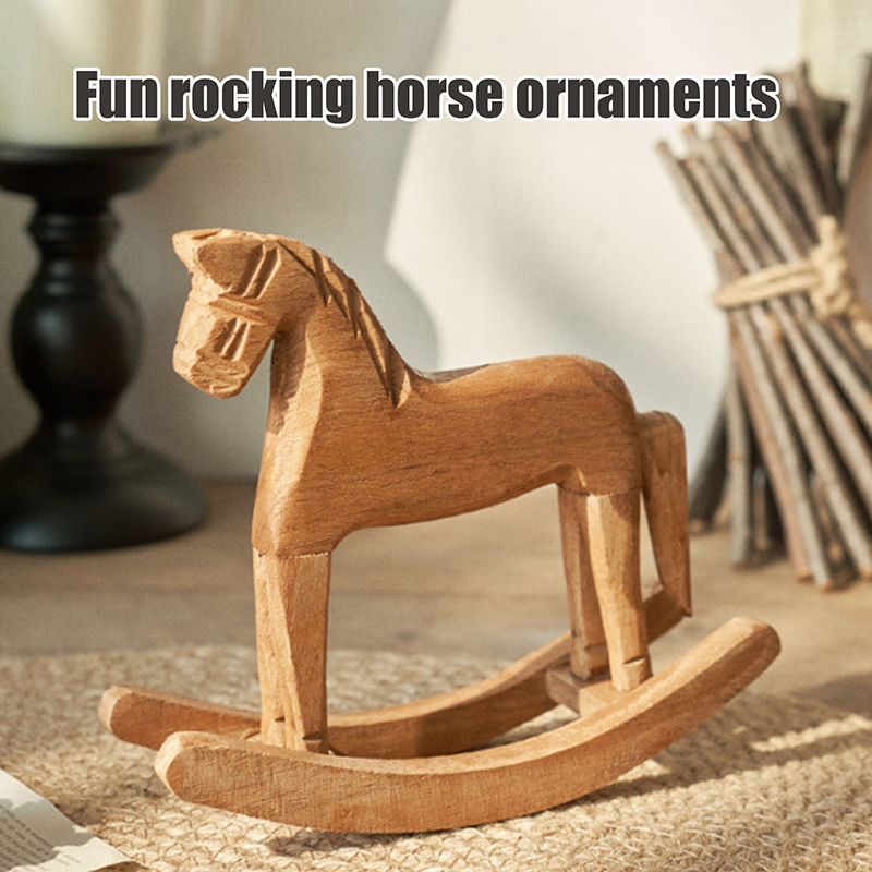 Art Craft Horse - 1 Buah Patung Kuda Goyang Kerajinan