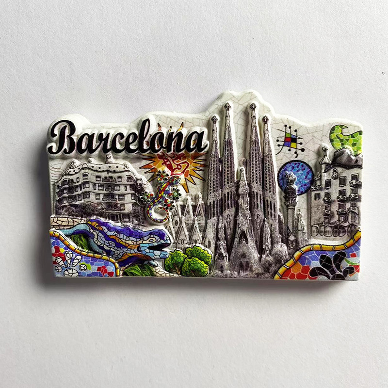 Art Craft Magnet - Suvenir Barcelona koleksi seni dekorasi rumah
