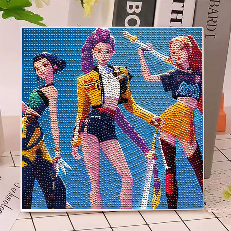 Art Craft Home - Kit Lukisan Berlian Anime Hunters Gilrs