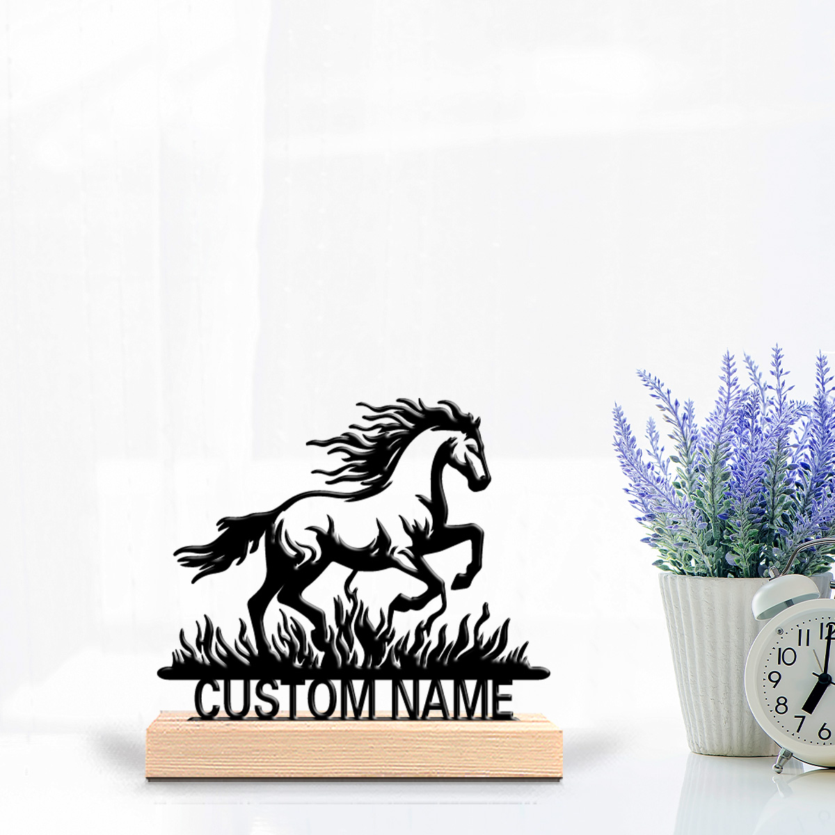Art Craft Horse - 1pc Patung Kuda Sederhana Custom dengan