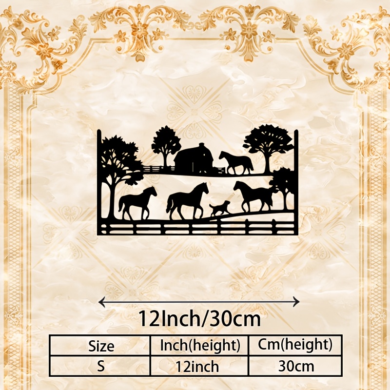 CIFBUY Seni Dinding Logam Pema - Art Craft Horse ulasan dan harga