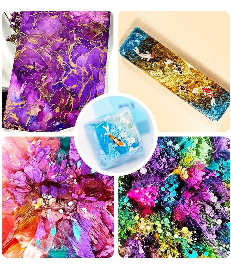 10ml tinta alkohol seni epoksi - Alcohol Ink Set ulasan dan harga