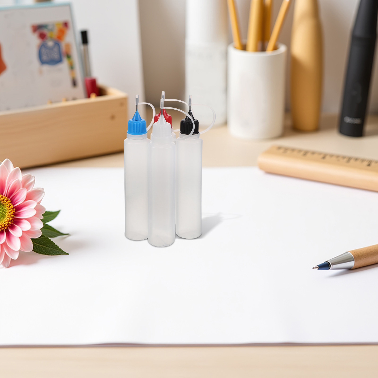 20Pcs Botol Lem Presisi Plasti - Art Craft Project ulasan dan harga