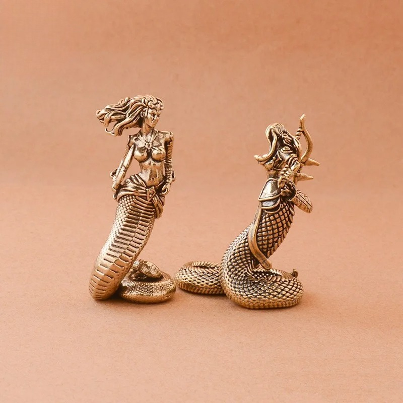 1 Buah Ornamen Medusa Kuningan - Tv Art And Craft ulasan dan harga