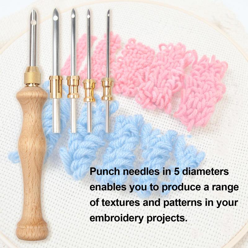 Kit pena bordir Magics jarum,  - Punch Needle Kit ulasan dan harga