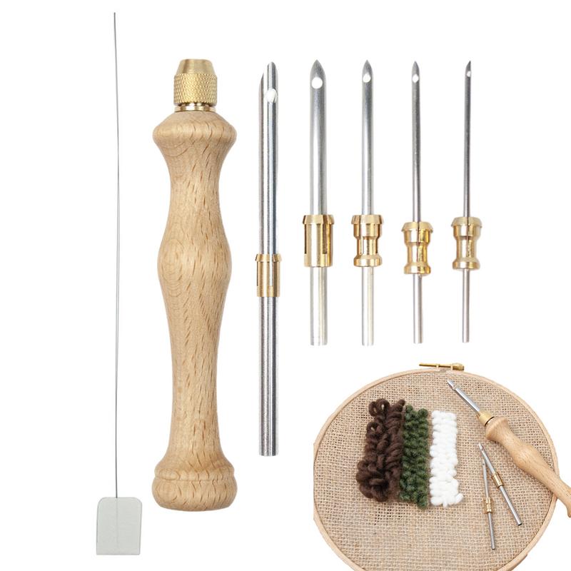 Kit pena bordir Magics jarum,  - Punch Needle Kit ulasan dan harga