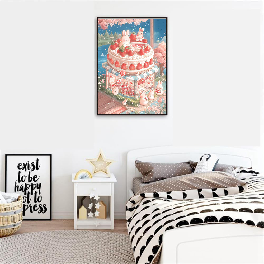 Kit Lukisan Berlian 5D Kue Mak - Wallpaper Art And Craft ulasan dan harga