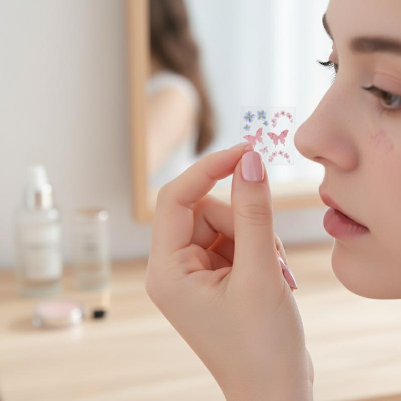 Stiker Kupu-kupu Glitter Tahan - Art Craft Project ulasan dan harga