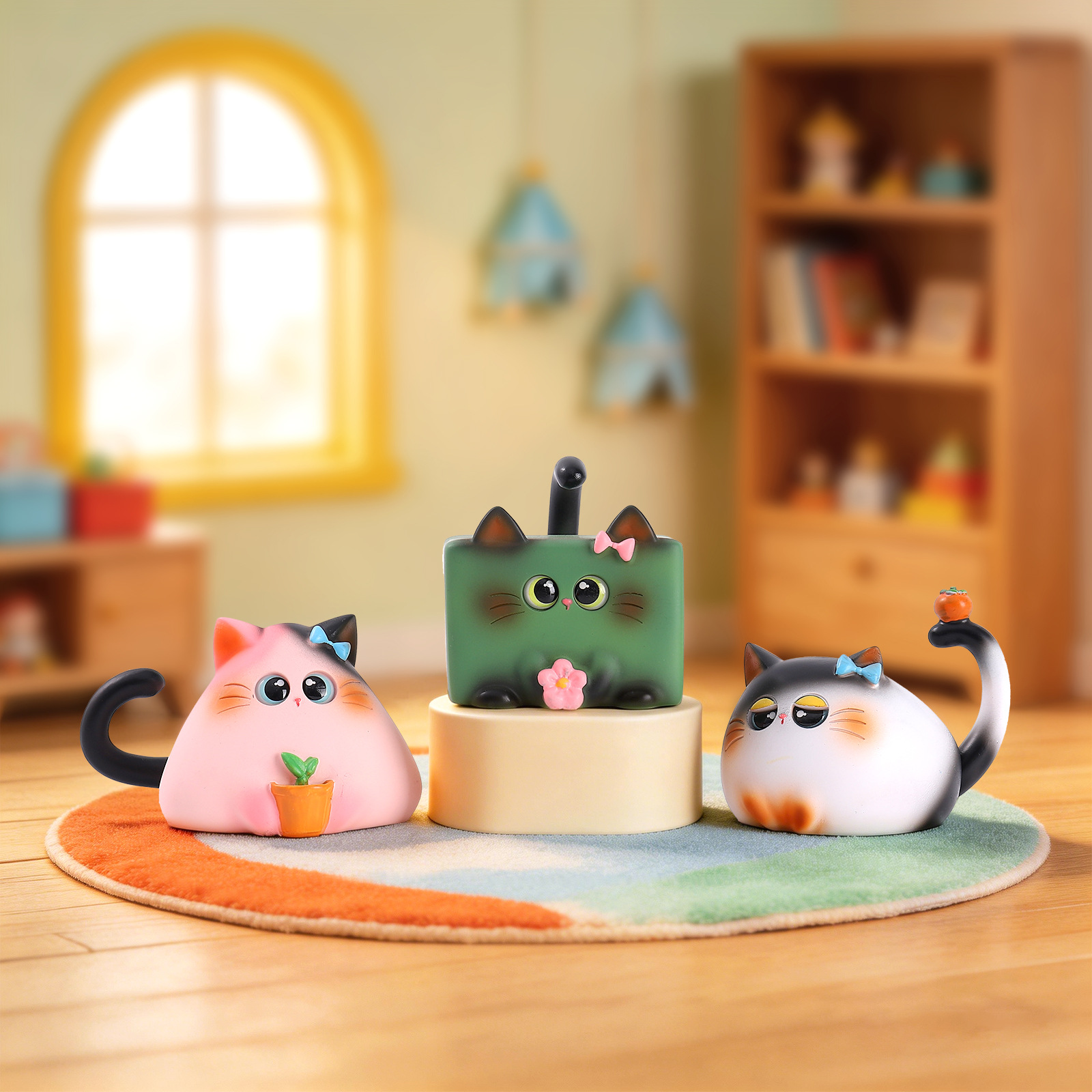 Figur Kucing Blind Box Resin K - Art Craft Website ulasan dan harga