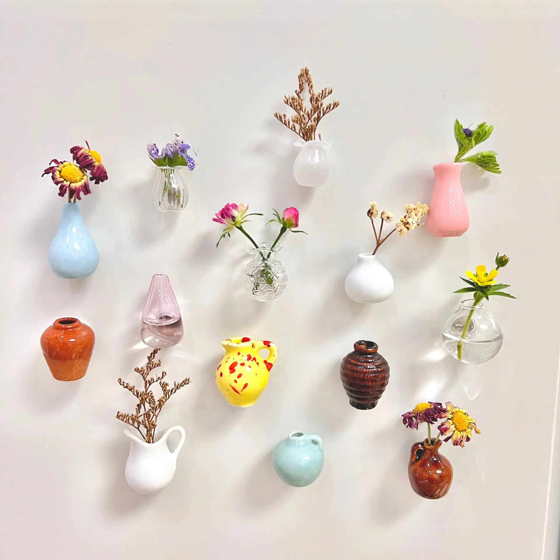 Vas Kaca MINI Kreatif Lucu unt - Art Craft Magnet ulasan dan harga