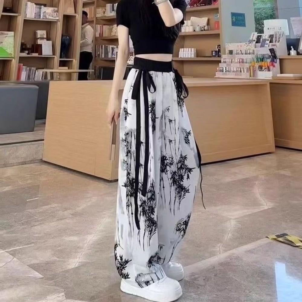 Celana Santai Motif Lukisan Ti - Silk Painting Dye ulasan dan harga