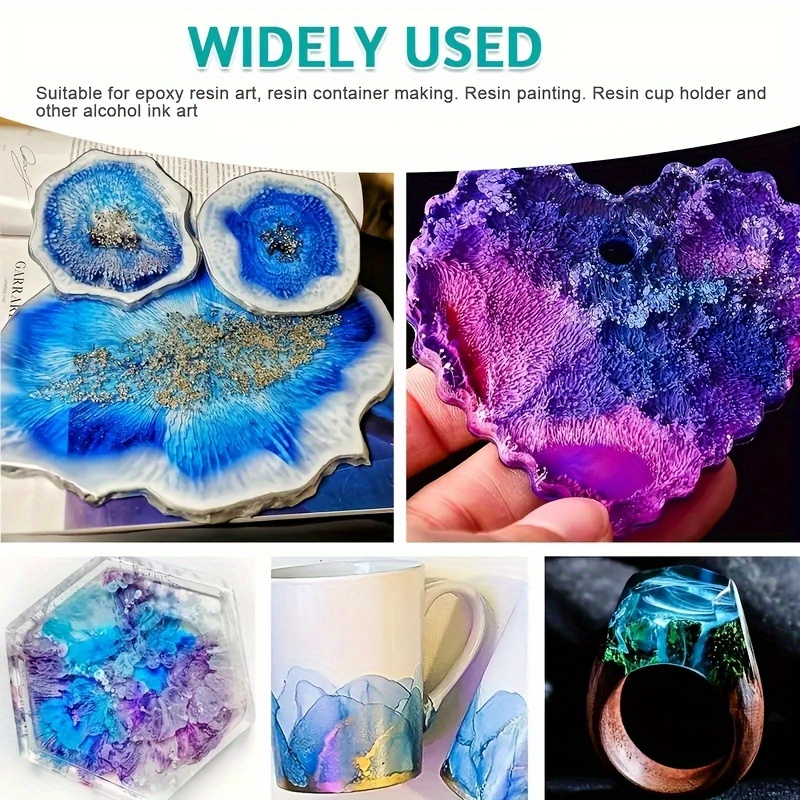 12 Set Warna Logam 3DRendering - Alcohol Ink Set ulasan dan harga