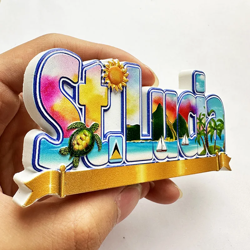 Lucia West Indies, Stiker Kulk - Art Craft Magnet ulasan dan harga