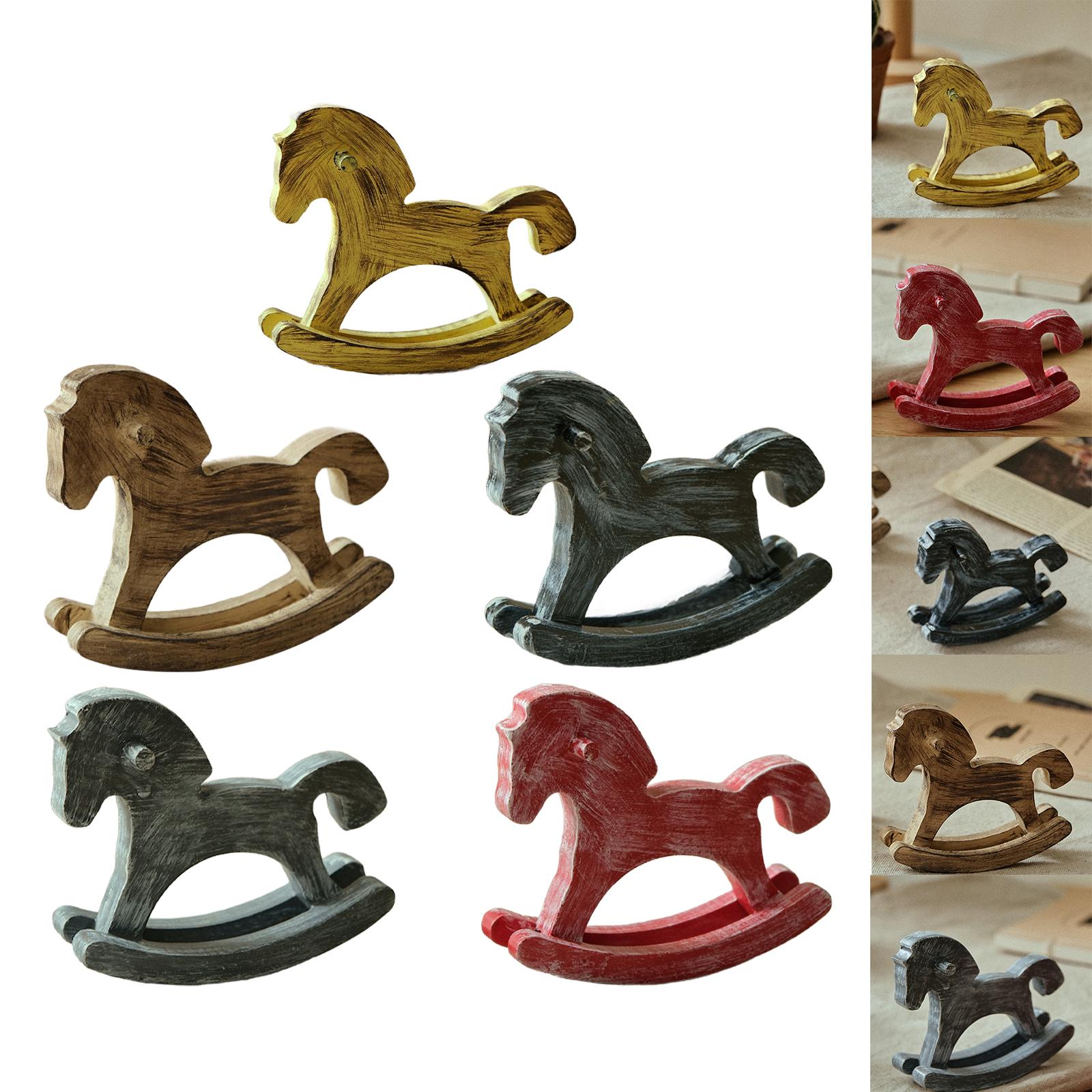 Kuda Goyang Kayu Dekorasi Ruma - Art Craft Horse ulasan dan harga