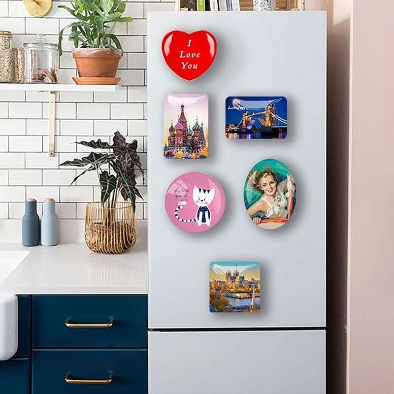 50/100PCS 50*50mm Magnet Kulka - Art Craft Magnet ulasan dan harga