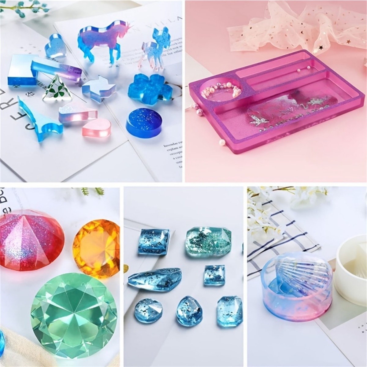 10 Warna/Set Pewarna Resin Ter - Alcohol Ink Set ulasan dan harga