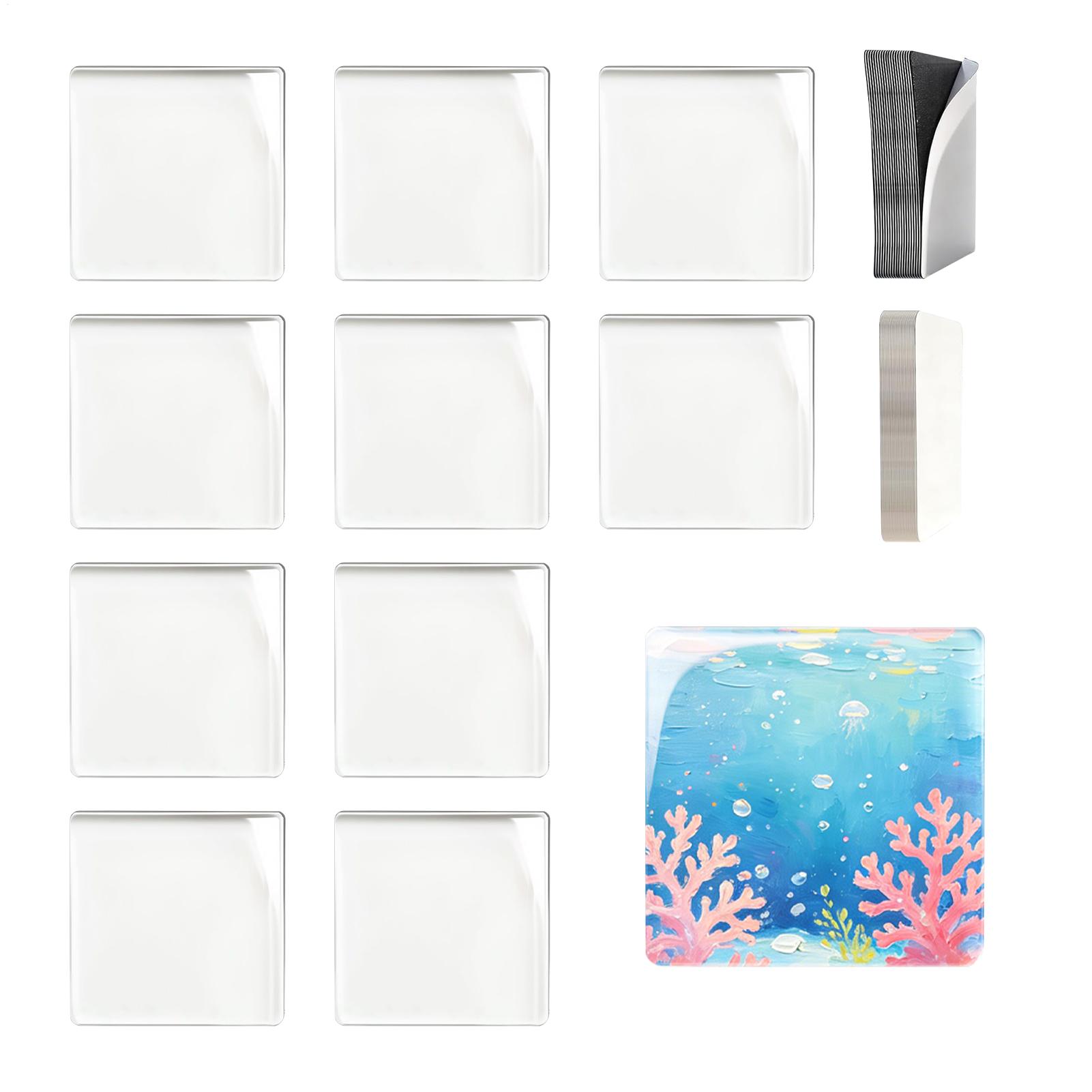 Magnet Kulkas Akrilik Persegi  - Art Craft Magnet ulasan dan harga