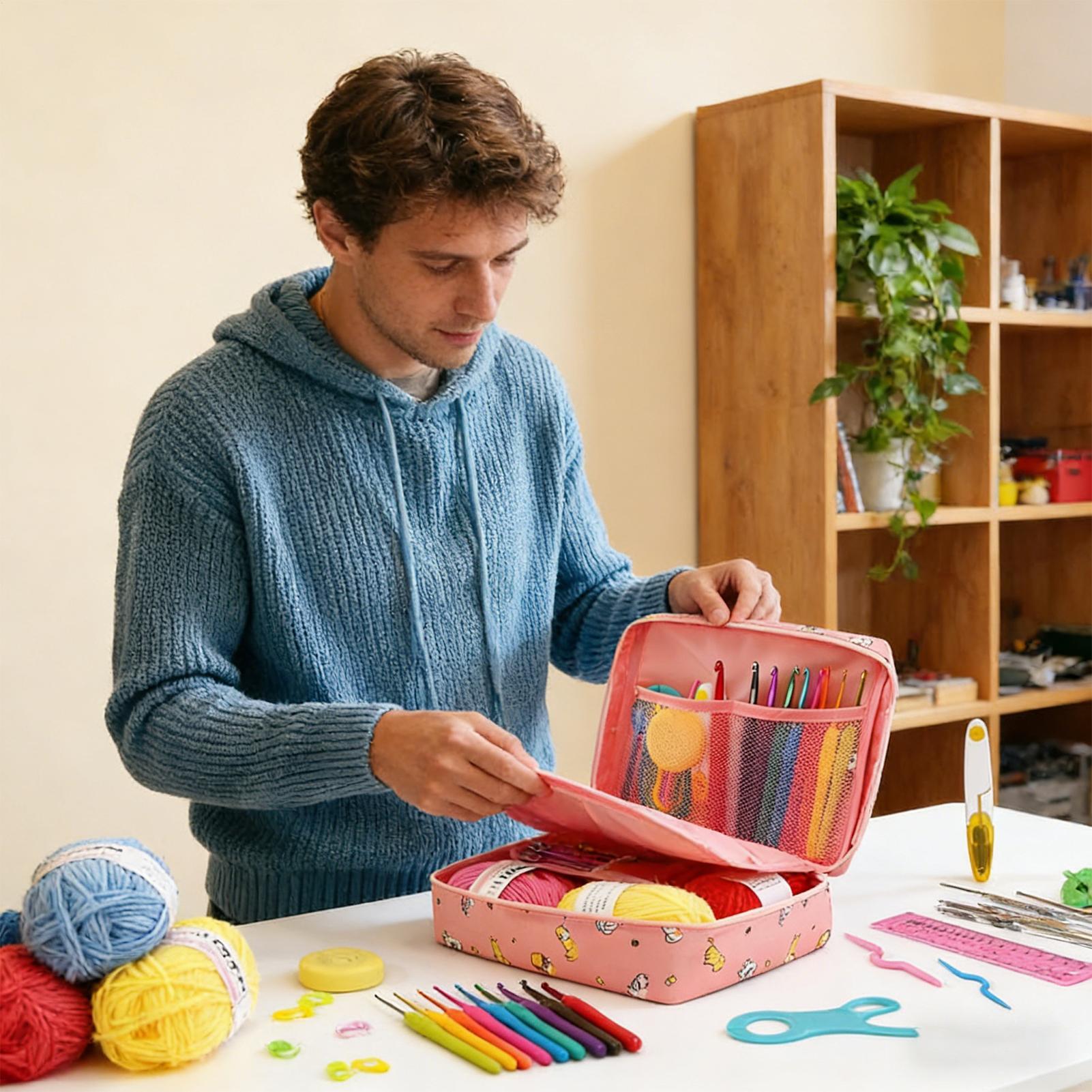 Perlengkapan Rajut Crochet Set - Art Craft Project ulasan dan harga