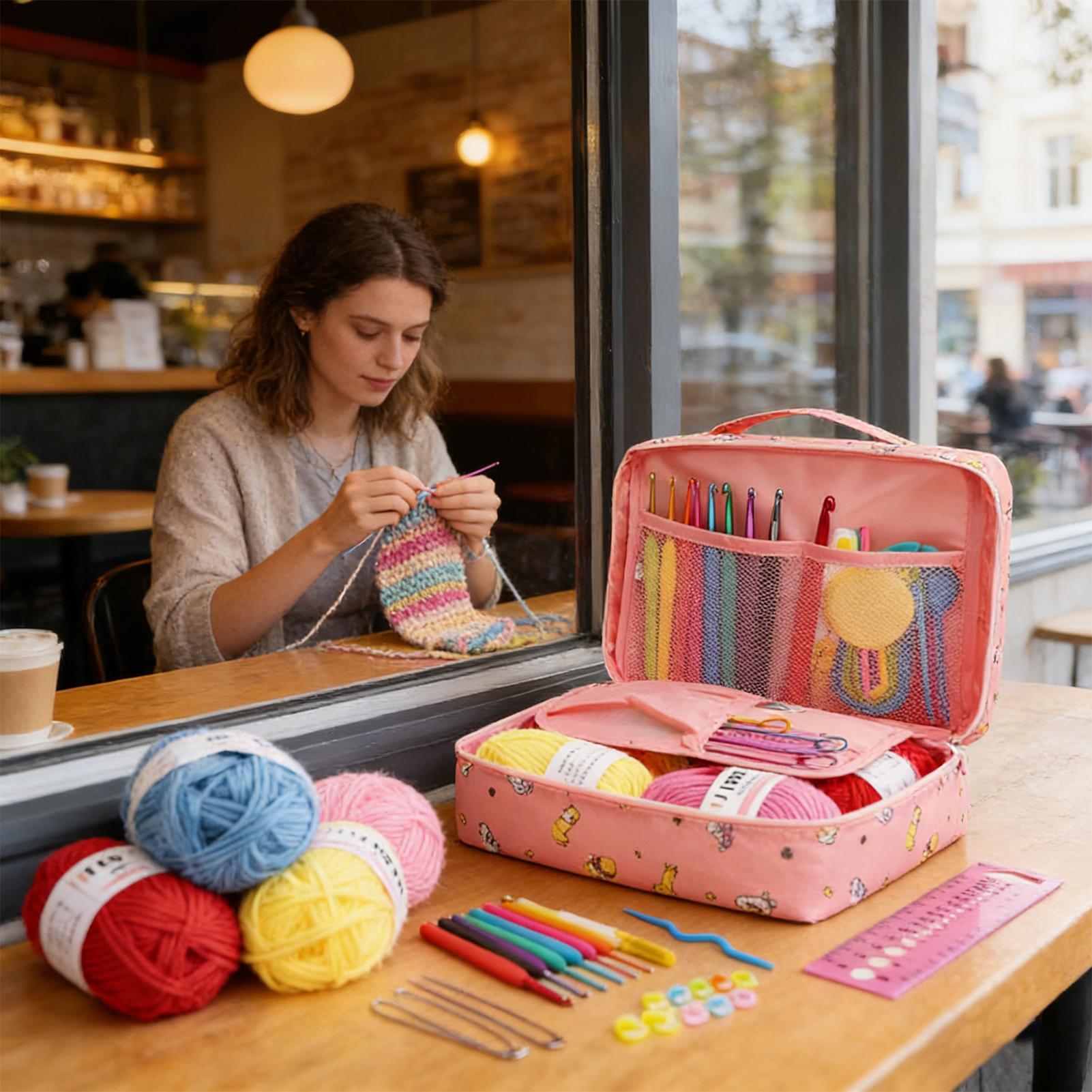 Perlengkapan Rajut Crochet Set - Art Craft Project ulasan dan harga