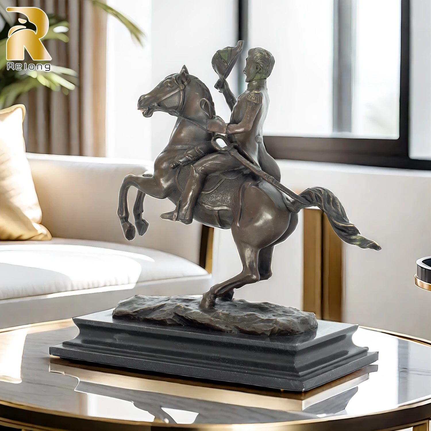 Patung Kuda Pembersih Perunggu - Art Craft Horse ulasan dan harga