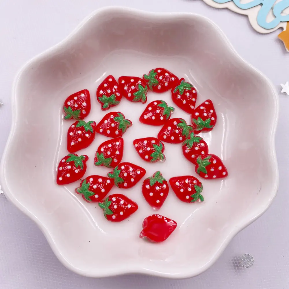 60 Buah Patung Stroberi Merah  - Tv Art And Craft ulasan dan harga