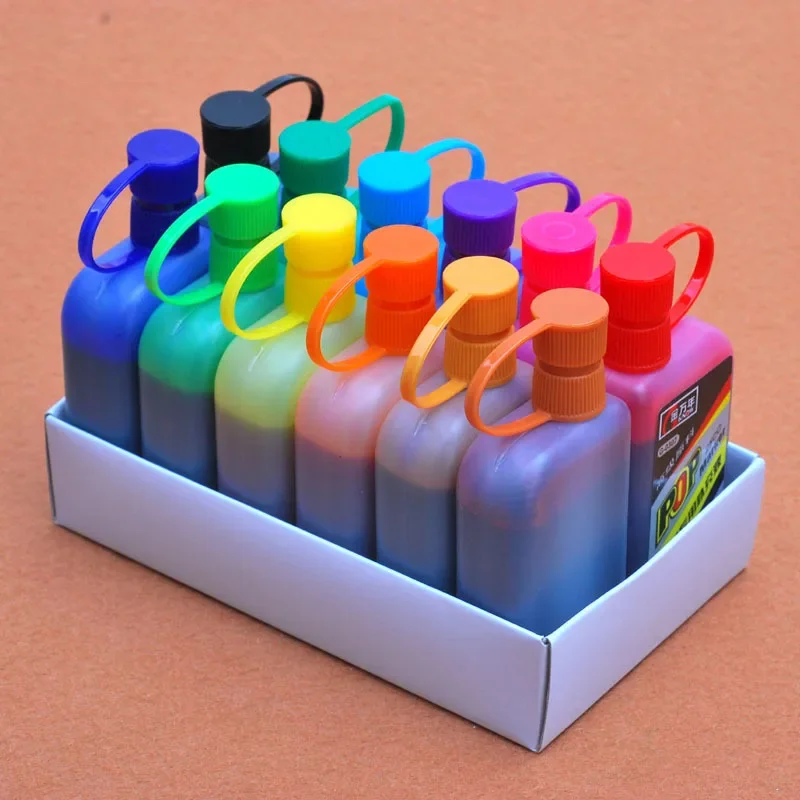 Spidol tinta botol, 12 warna 2 - Alcohol Ink Set ulasan dan harga