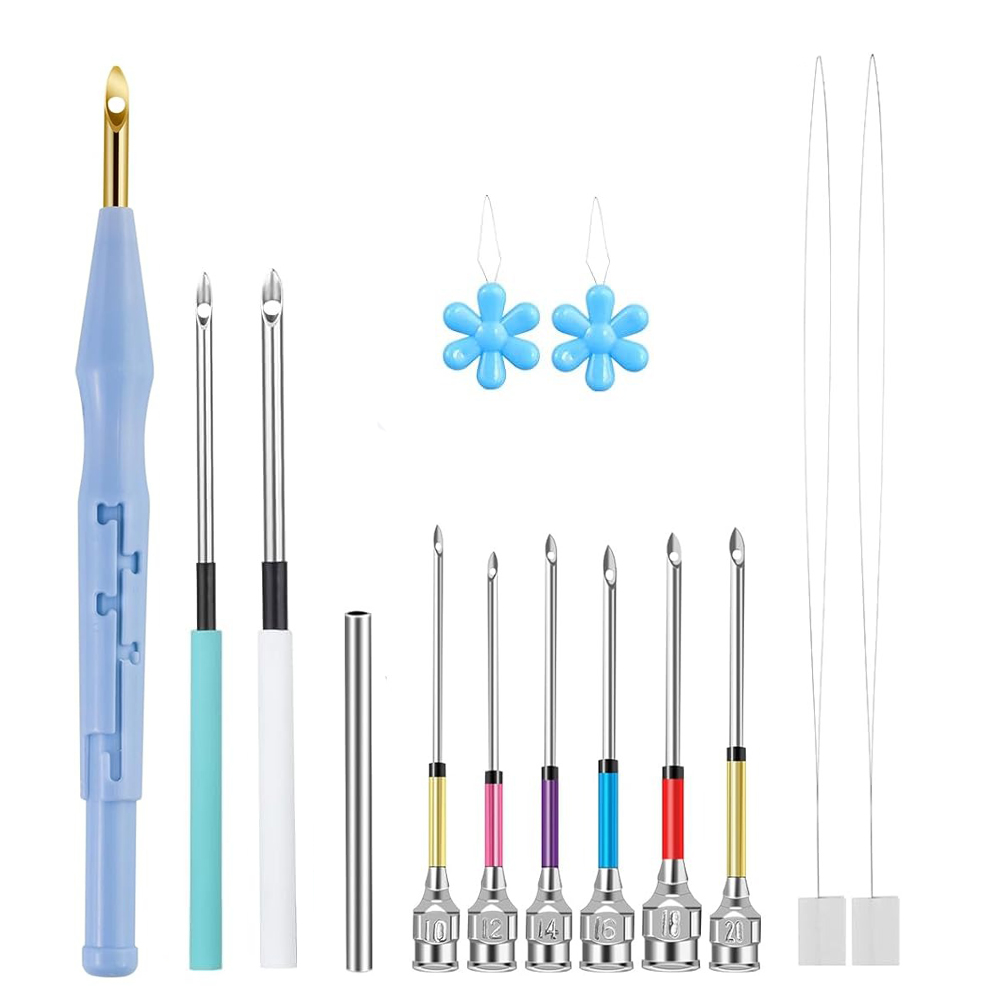 14 Buah Set Jarum Pelubang Ala - Punch Needle Kit ulasan dan harga