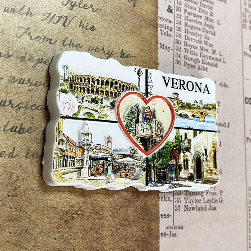 Pemandangan Arsitektur Verona  - Art Craft Magnet ulasan dan harga