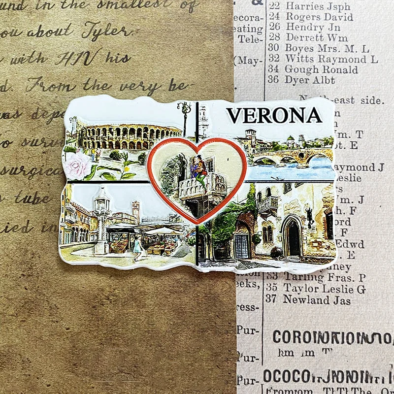 Pemandangan Arsitektur Verona  - Art Craft Magnet ulasan dan harga