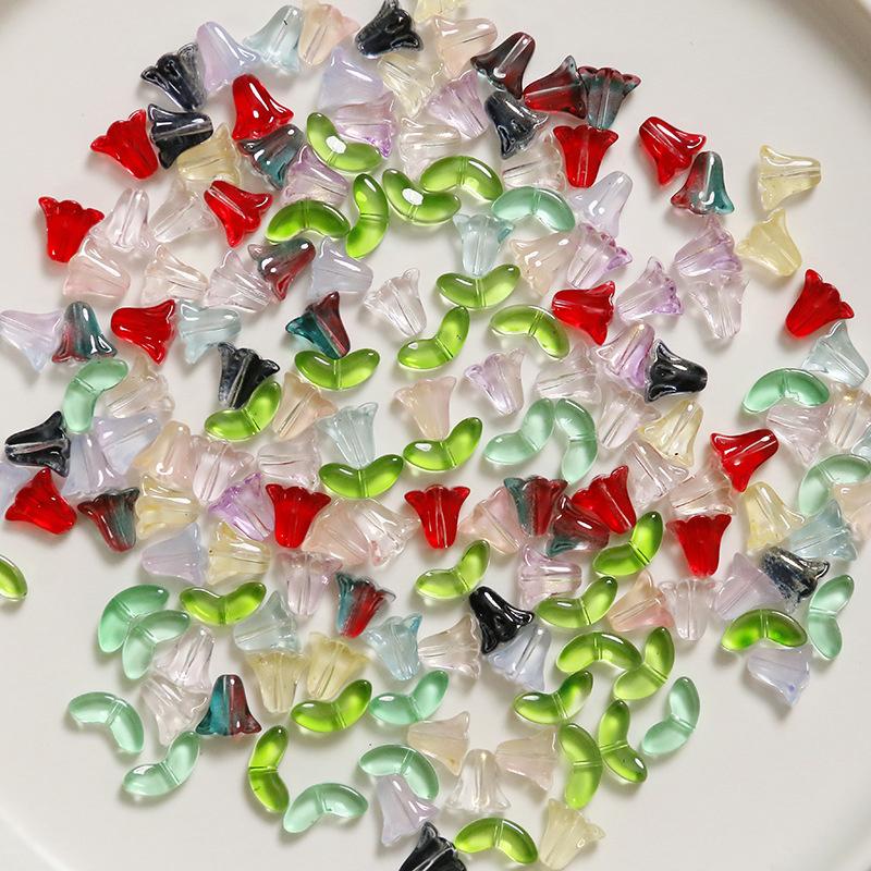 Manik-manik Bunga Lampwork 30P - Art Craft Project ulasan dan harga