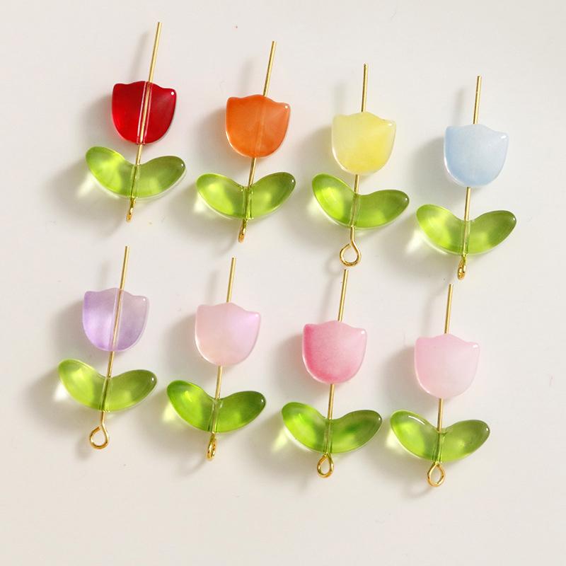 Manik-manik Bunga Lampwork 30P - Art Craft Project ulasan dan harga