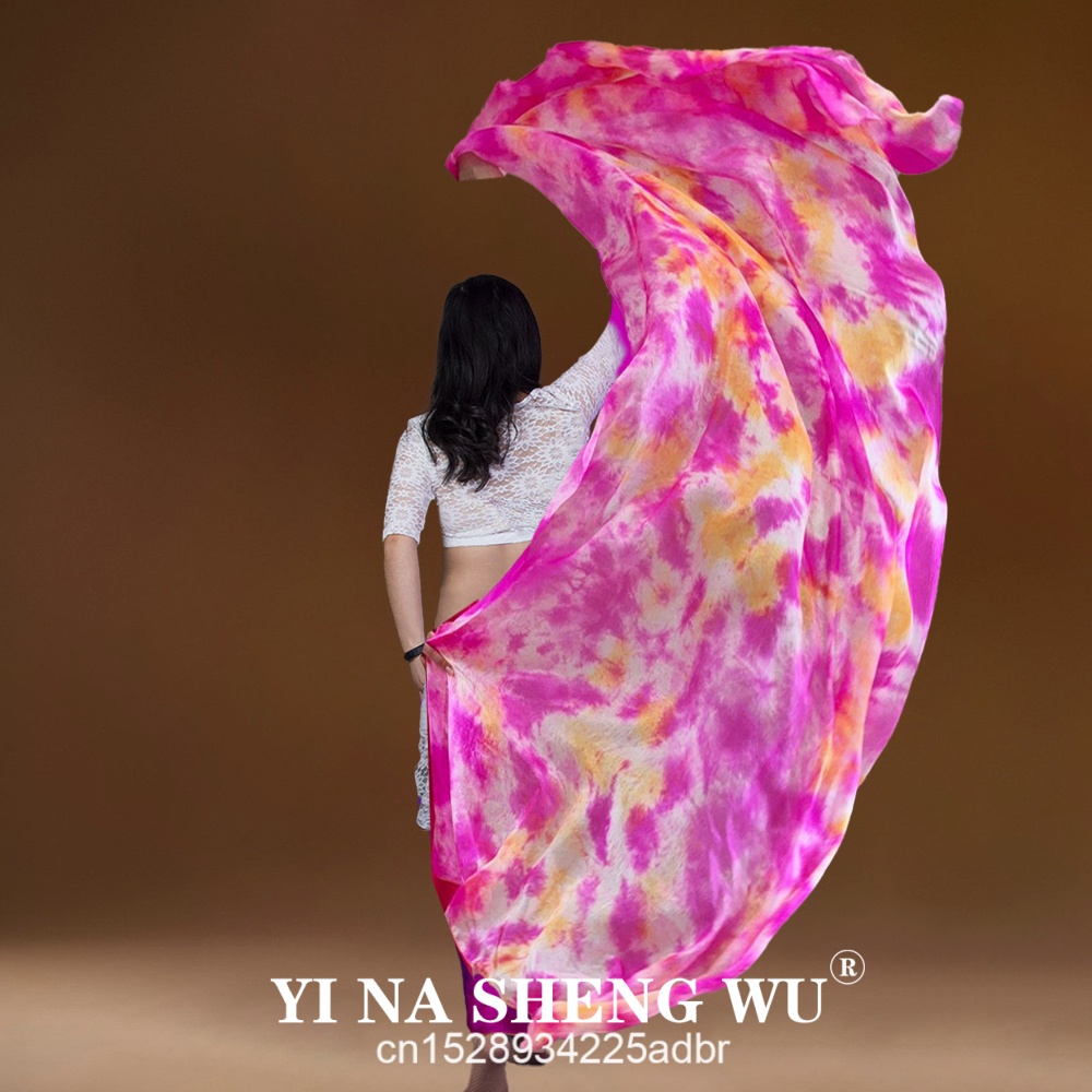 Kerudung Sutra Asli 100% Kerud - Silk Painting Dye ulasan dan harga