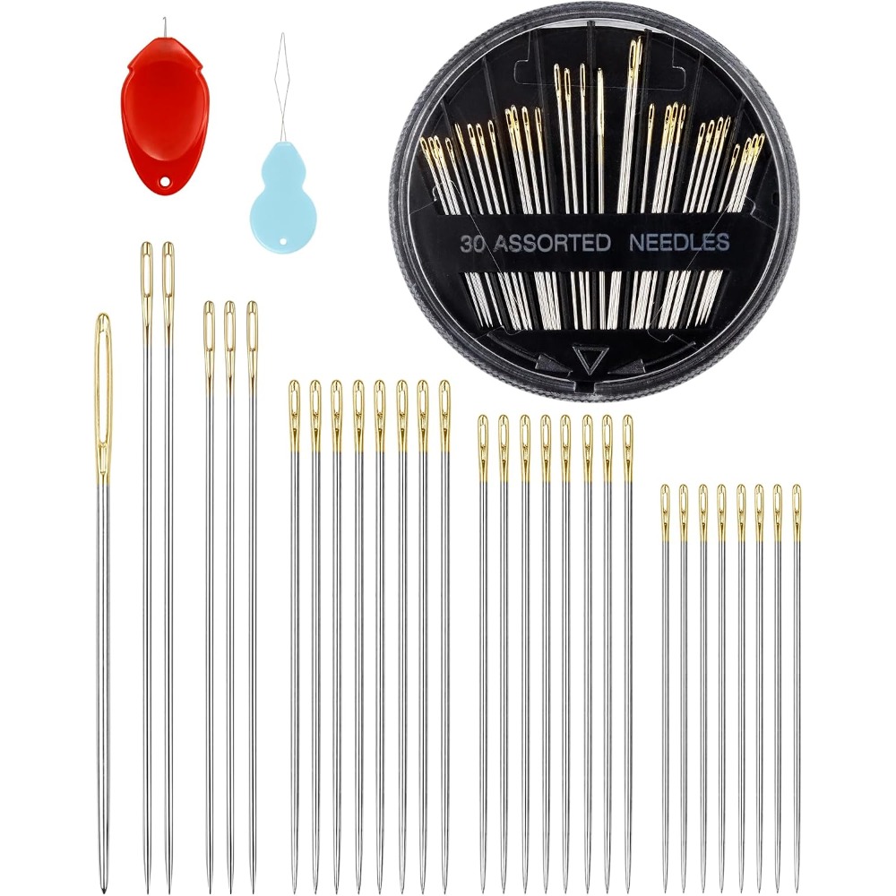 Set Jarum Jahit Tangan Baja 30 - Art Craft Project ulasan dan harga