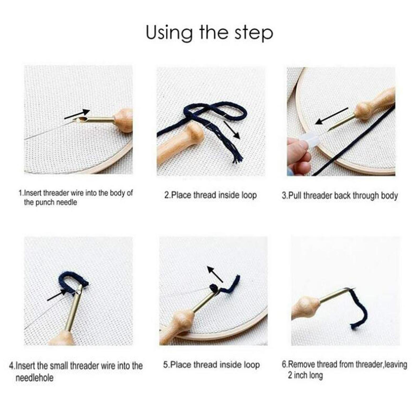 Kit Bordir Punch Needle dengan - Punch Needle Kit ulasan dan harga