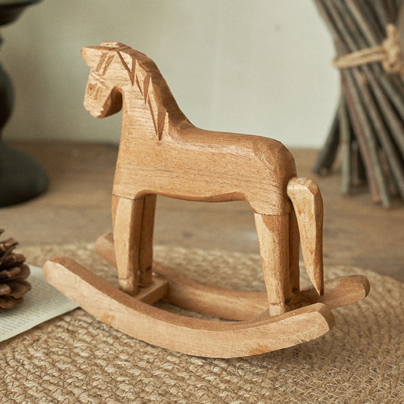 1 Buah Patung Kuda Goyang Kera - Art Craft Horse ulasan dan harga