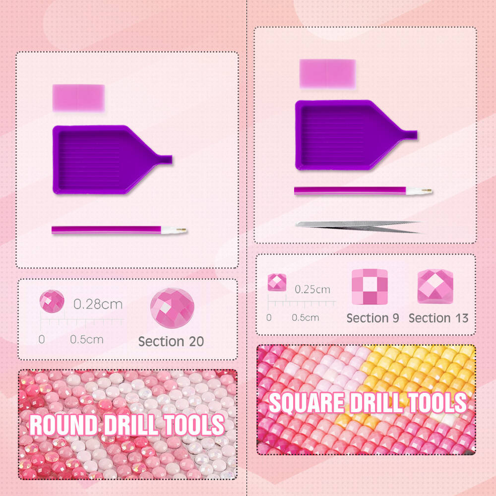 HUACAN Diamond Art House Lands - Wallpaper Art And Craft ulasan dan harga
