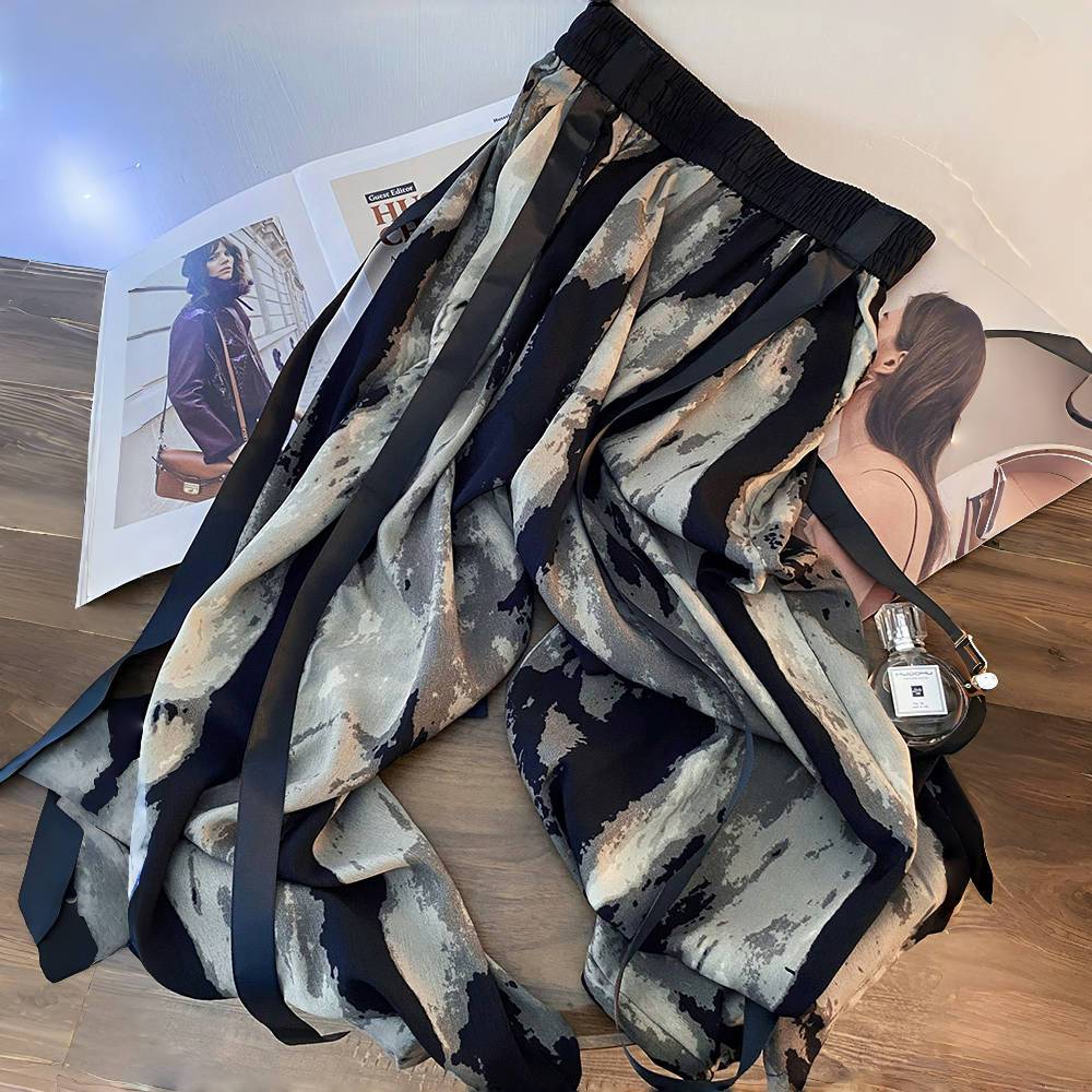Celana panjang kaki lebar wani - Silk Painting Dye ulasan dan harga