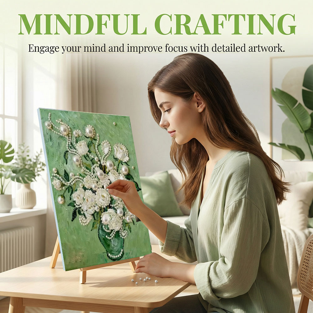 Kit Lukisan Mutiara DIY Huacan - Wallpaper Art And Craft ulasan dan harga